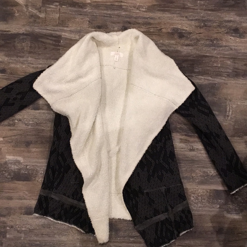 Sherpa lined sweater